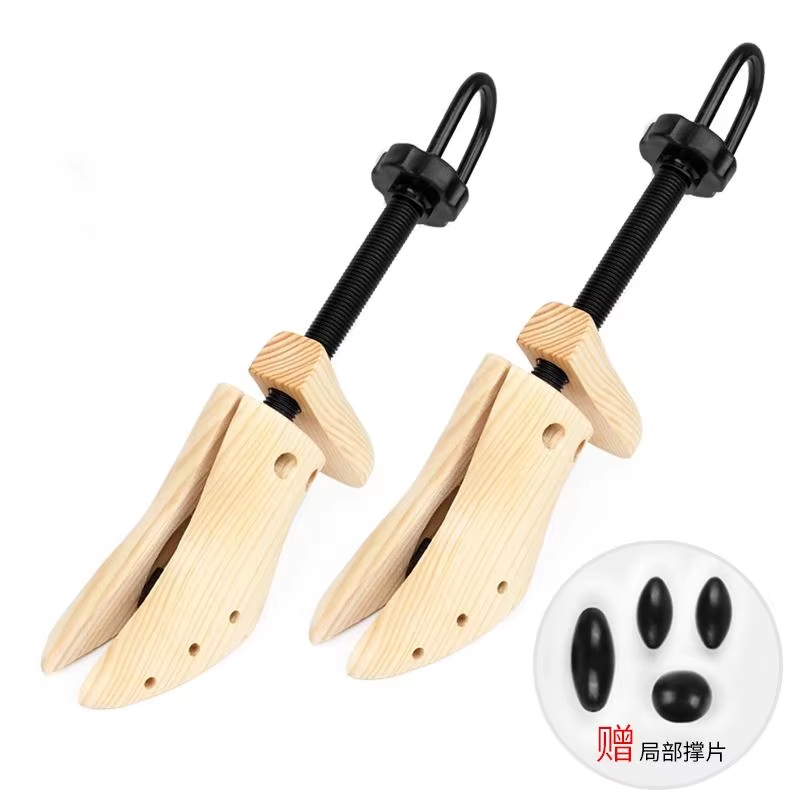 Pine wooden shoe brace Maintain shoe stretcher shape Cheap and practical Universal wooden shoe tree for high heels