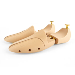 Hot-selling Solid Wood Shoe Trees Stretcher Anti-wrinkle Shape-retaining, Spring-loaded Storage Adjustable